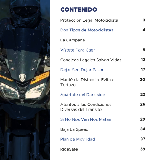 EBOOK: LAS 8 CLAVES PARA NO MORIR EN MOTO
