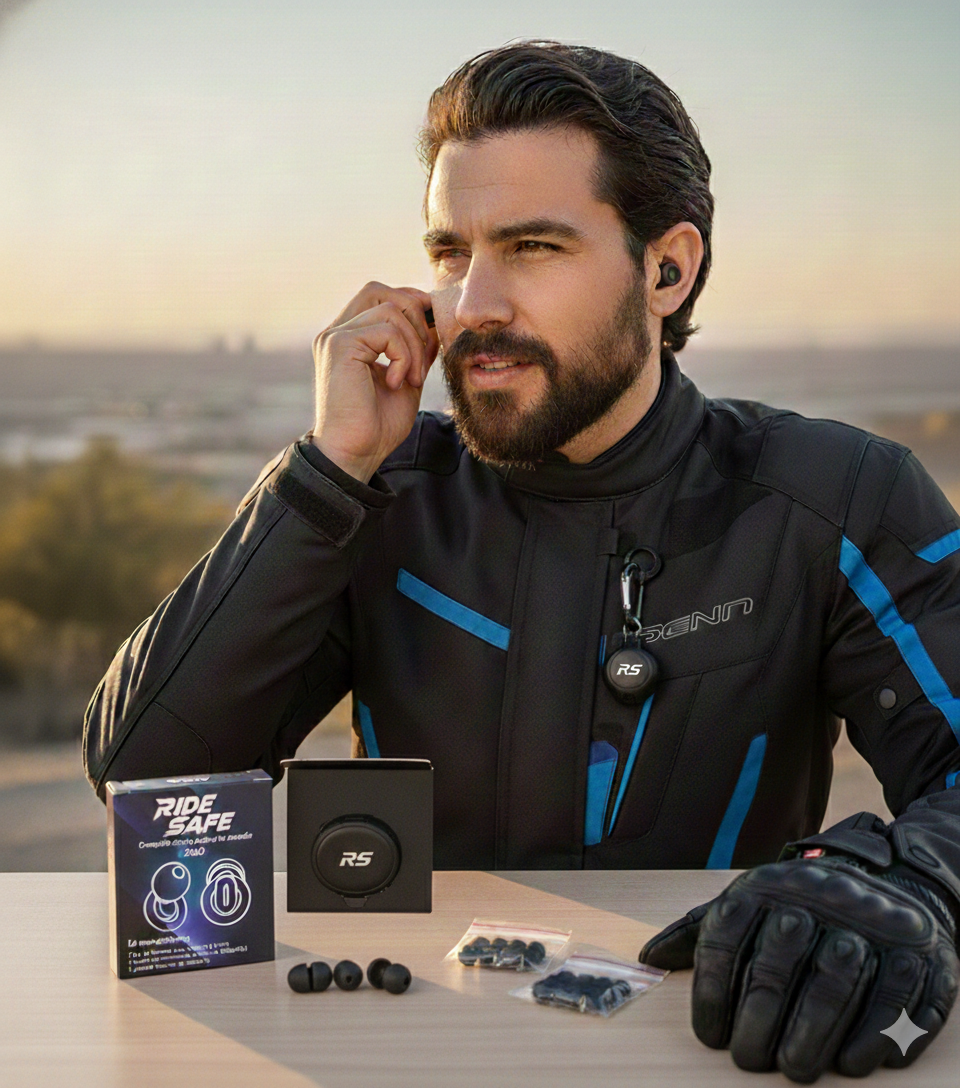2.- EARPLUGS - TAPONES PARA OÍDOS PARA MOTOCICLISTAS